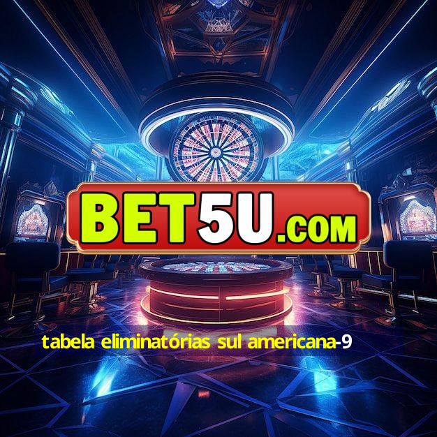 tabela eliminatórias sul americana